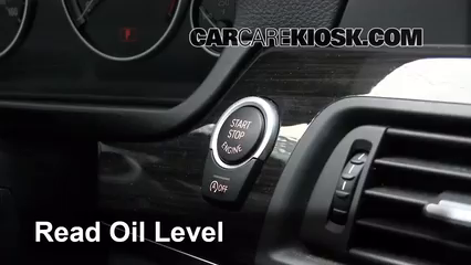 2012 BMW 528i xDrive 2.0L 4 Cyl. Turbo Huile Vérifier le niveau de l'huile